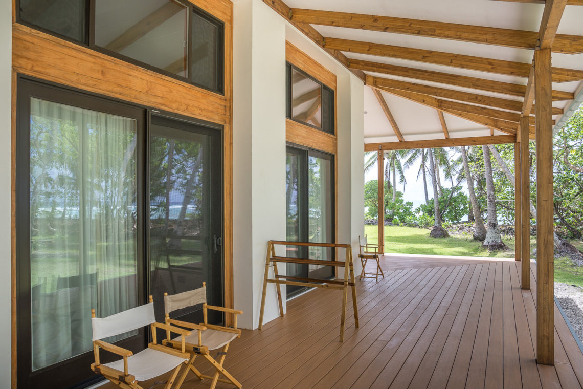 Porch in Beran lodge