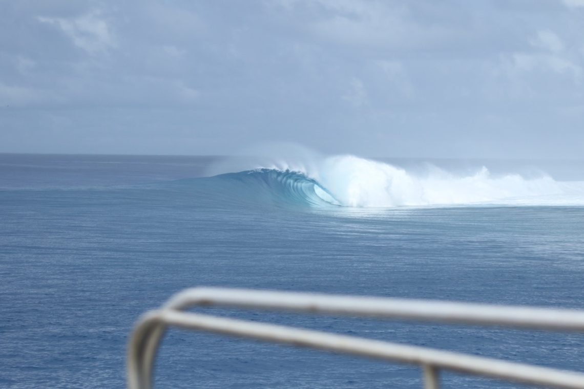 Waves in the Marshall islands