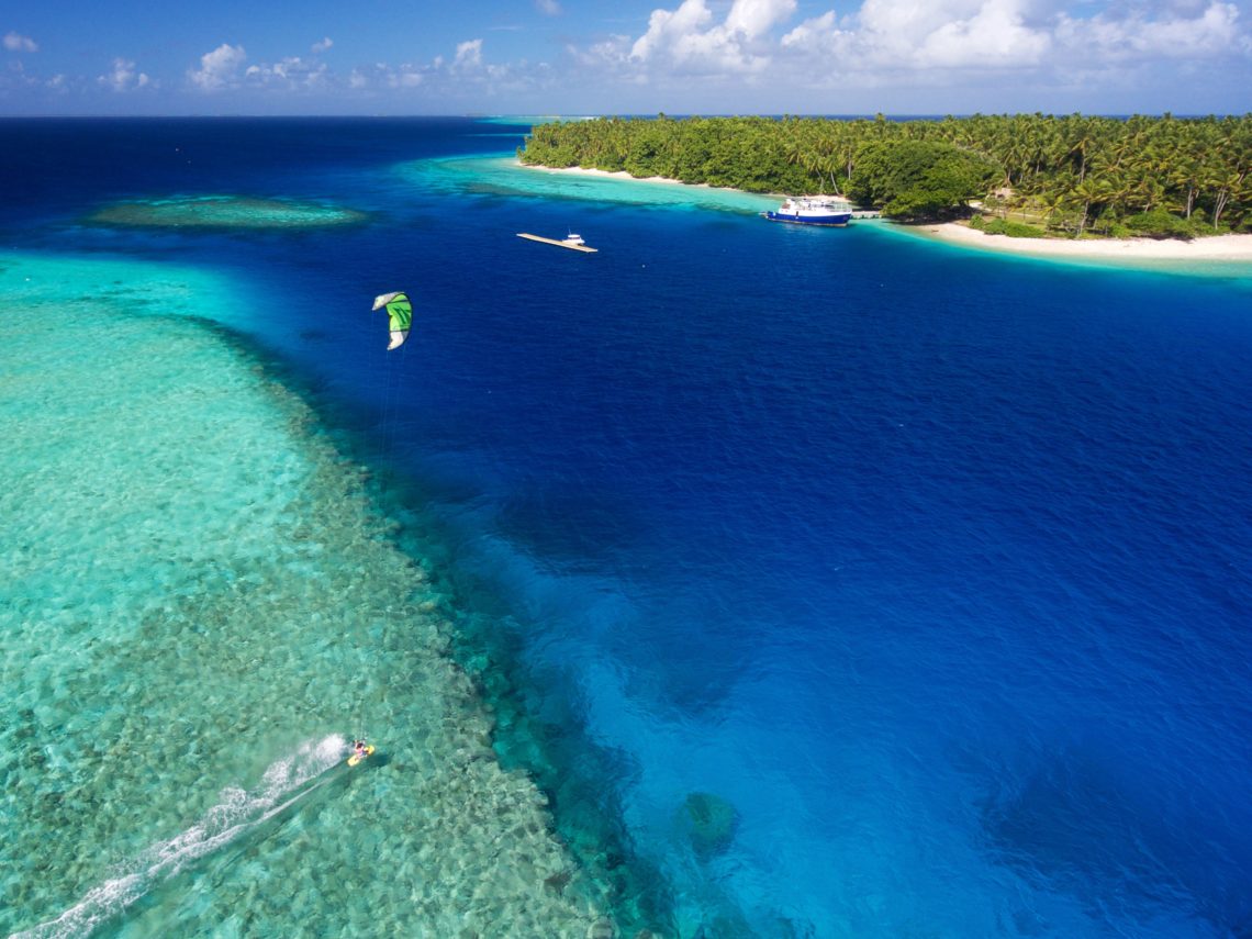 kitesurfing in Beran Islands