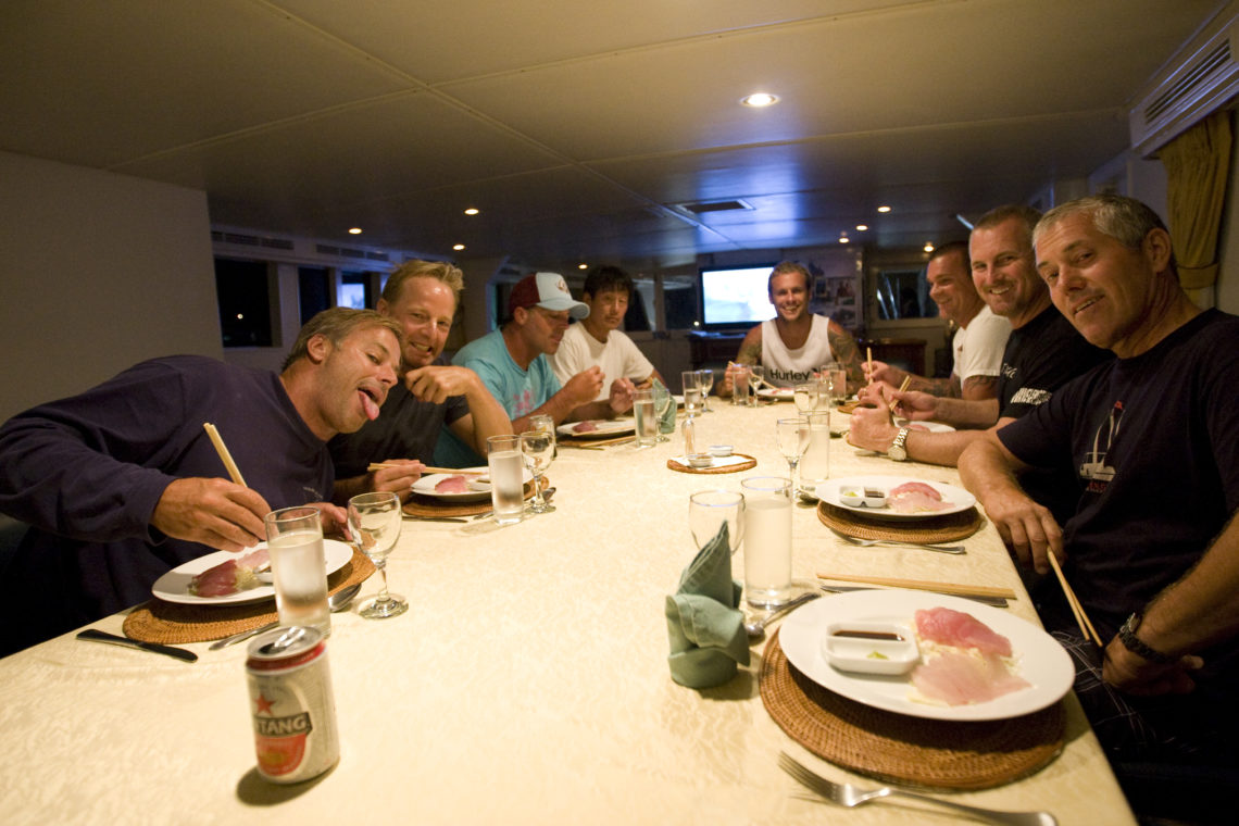 Group meals on Indies Trader 3