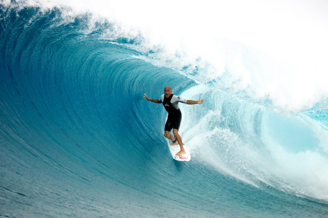 Surfing in the Marshall islands