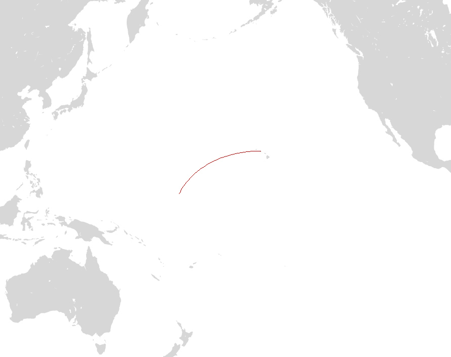 Overview from Oahu to Marshall islands