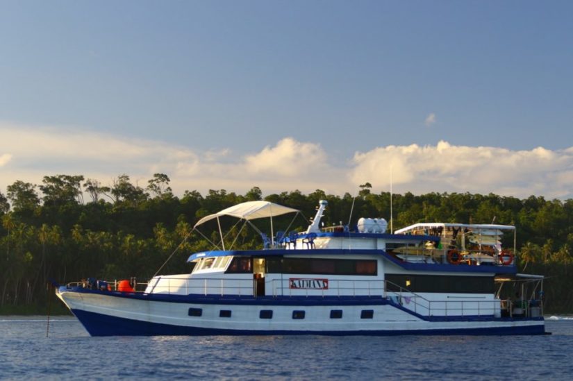 Kai Satu (Kaimana 1) Surf Boat in the Mentwais Islands