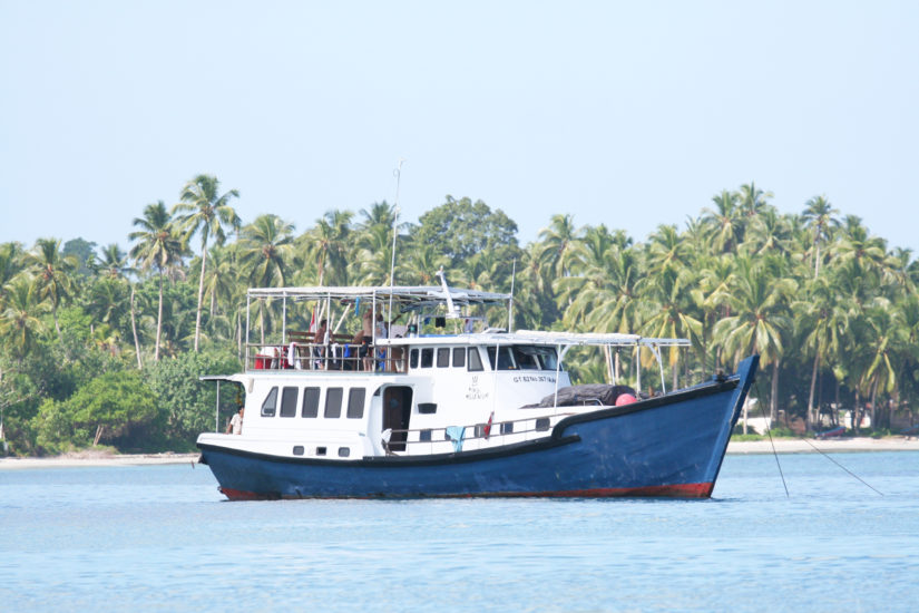 King Millenium I Surf Boat in the Mentwais Islands