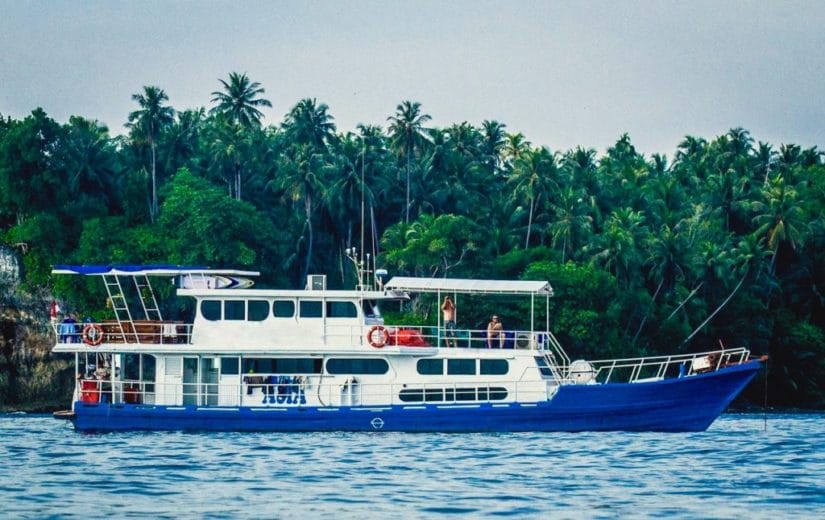 Asia Surf Boat in the Mentwais Islands