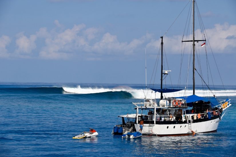 Barrenjoey Surf Boat in the Mentwais Islands
