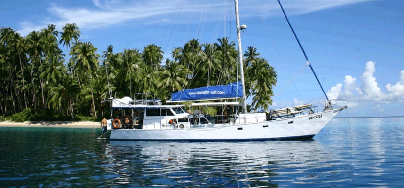 Navistar Surf Boat in the Mentwais Islands