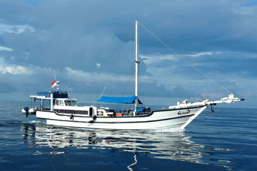 Nomad Surf Boat in the Mentwais Islands